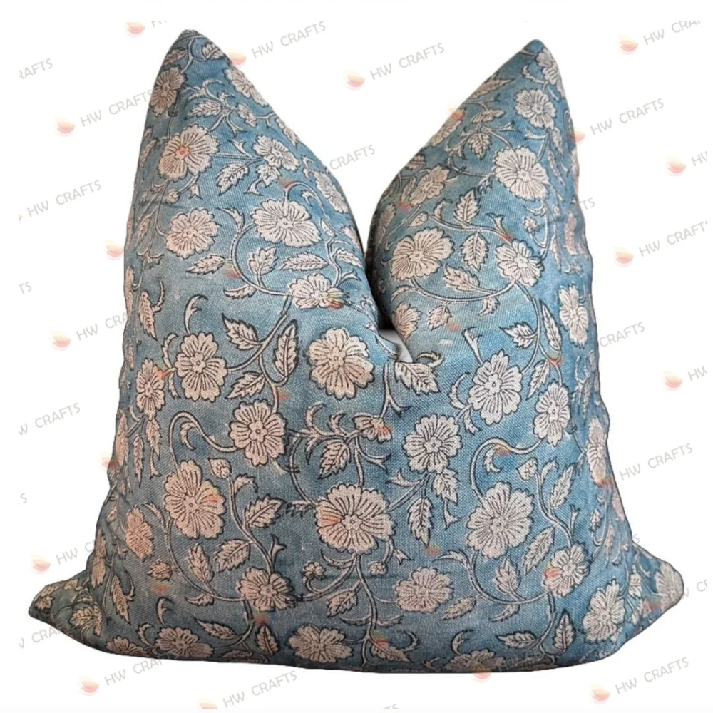 Хлопковая наволочка с принтом диван и