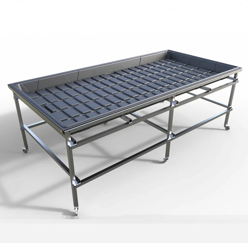 4x8 flood and drain table ebb flow trays for growing