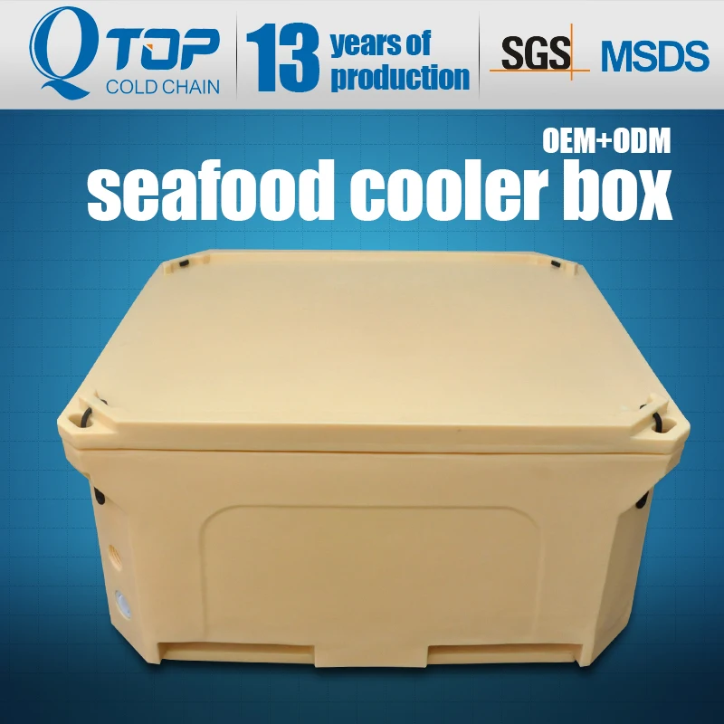 Factory new rotomolding supper 460L large ice box fish cooler box