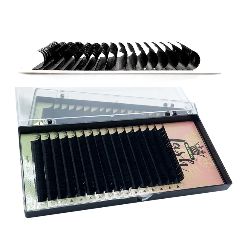 Private Label classic volume 25mm mink cashmere 25mm lash trays eyelash extension