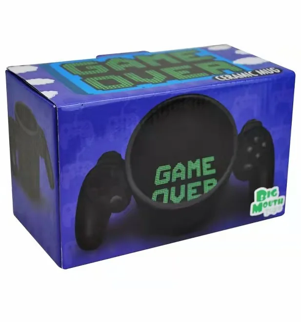 350ml cool gamer cups unusual game controller handle Gamer mug