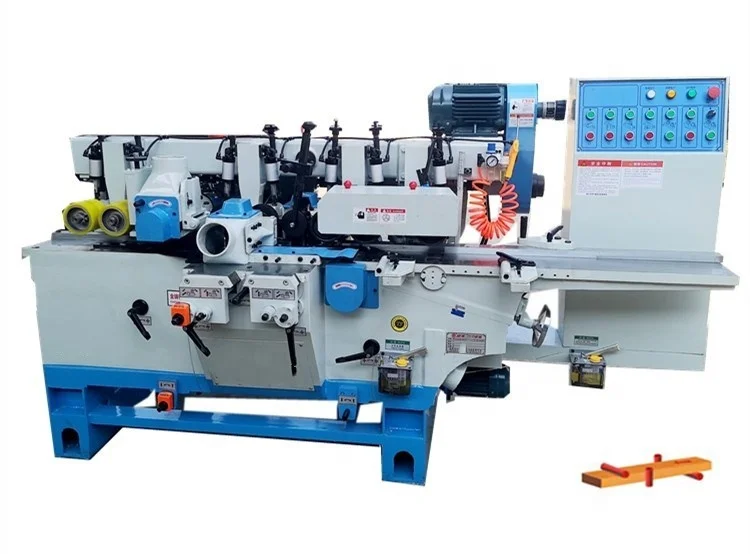 Woodworking Machine 220V Wood Four Sided Moulder Cutting Planer Machinery