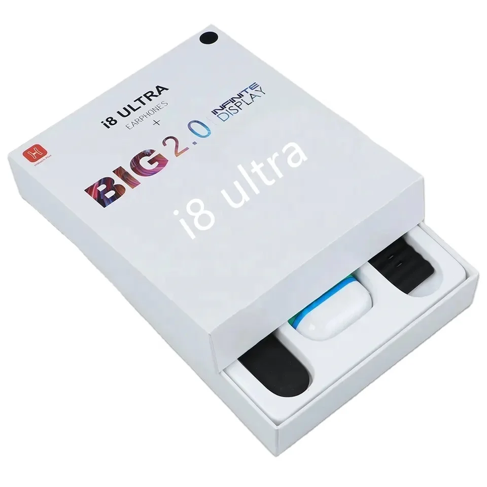 Лидер продаж 2023, умные часы с наушниками-вкладышами I8 Ultra и S8 Ultra, умные часы и наушники 2 в 1, умные часы с наушниками-вкладышами, гарнитура