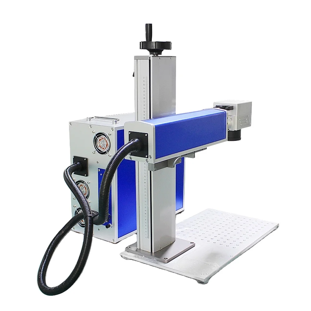 metal laser machine  20W  30w 50w 100w Fiber Laser Marking Machine laser engraving machine   for  gold silver and cutting