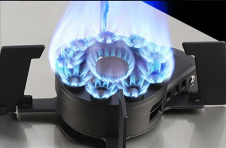 Reversible Converter Head Wholesale Folding Double Fire LPG Natural Gas Stainless Steel Double Burners Card Magnetic Gas Stove