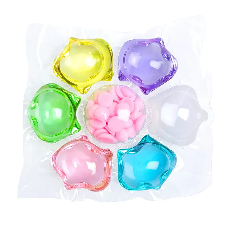 7 in 1 Custom Laundry Pods  Cleaning Capsule  Washing Capsules Detergent Beads Gel Laundry Pods Beads 10g Travel Supply Bitter Pod Child Safe