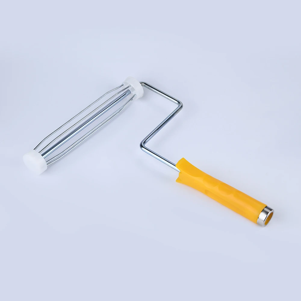 American style roller frame 4 cages frame right angle roller frame with plastic handle with metal circle
