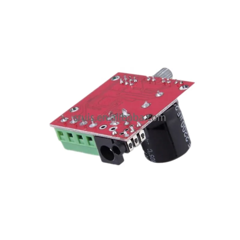 12V Mini Hi-Fi PAM8610 Audio Stereo Amplifier Board 2X10W Dual Channel D Class Lowest Price RED