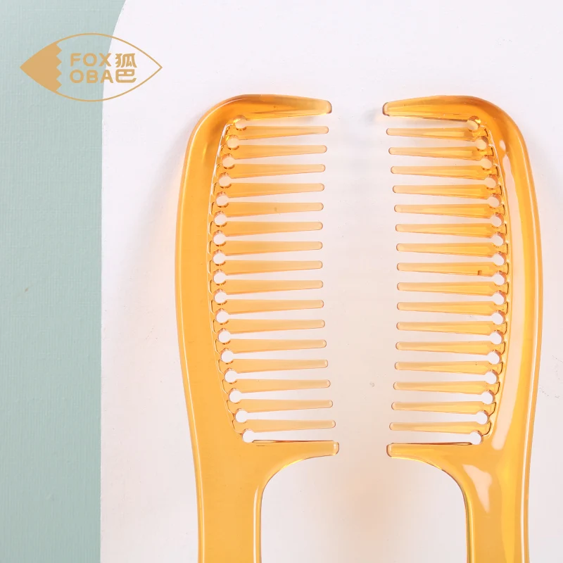 Private label Wide Tooth Combs Pressing Detangle Brushes Brush And Detangling Hair Wholesale Beauty  For Barber