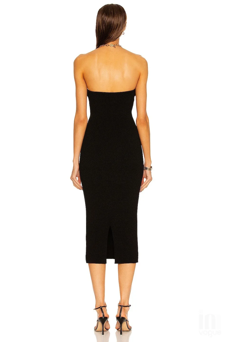 Strapless Bandage Dress Fashion New Style Sexy Backless Solid Color Bodycon Dress Women Club Dress