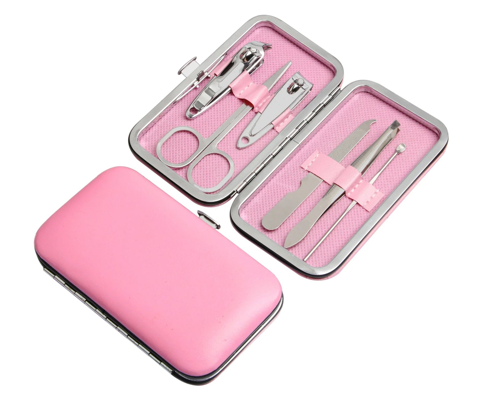 Gmagic Professional Grooming Care Tools Nose Scissors Nail File Stainless Steel Manicure Pedicure Set For Beauty