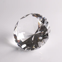 Crystal diamond Paperweight Wedding Souvenir Guests gift crystal transparent paperweight