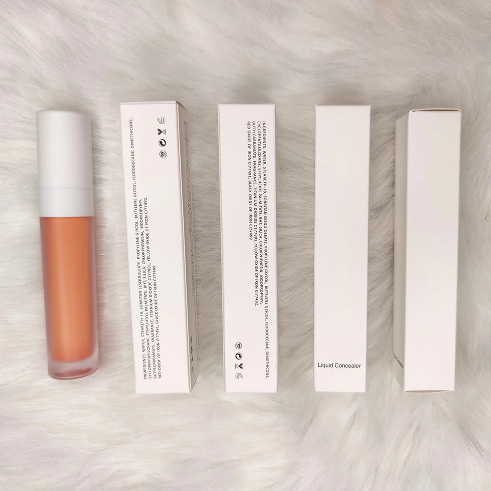 Wholesale no logo vegan concealer waterproof longlasting full coverage liquid concealer private label