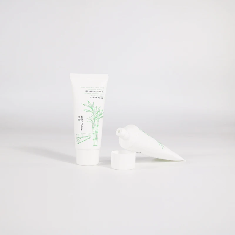 Custom 15ml -200ml Sun Cream/Facial Cleanser Soft Container Tube For Skincare Squeeze Packaging Plastic PE Cosmetic Tube