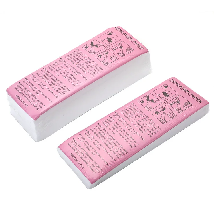Luma Wholesale Custom High Quality Wax Paper Depilatory Wax Remover Strips Roll for Beauty Salon wax depilatory paper convenient