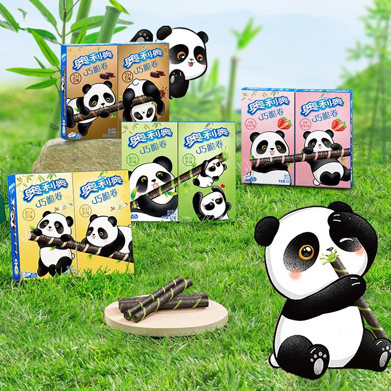 Exotic Snacks 2022 Newest Panda Limited Edition Crispy Wafer Roll