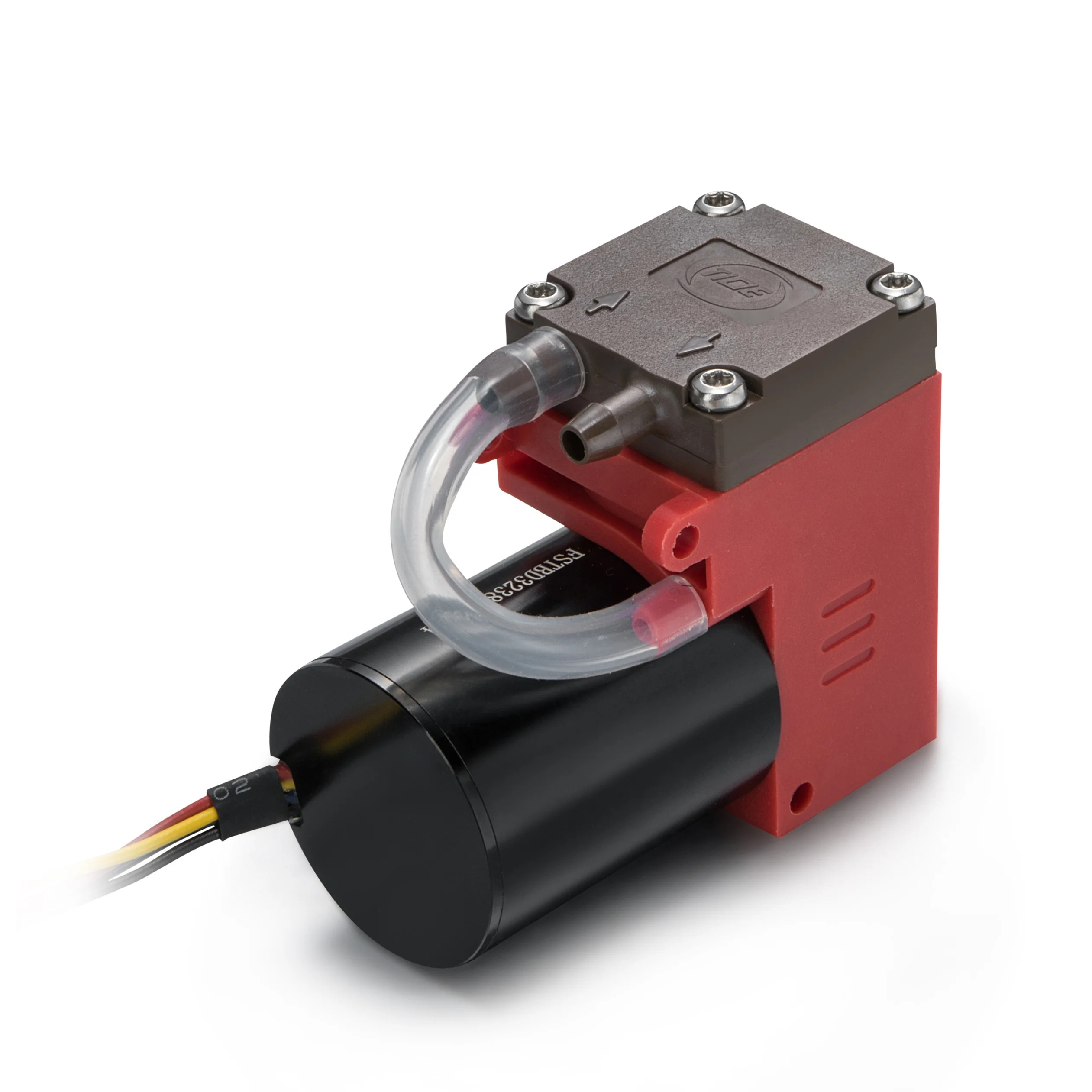 Вакуумный насос без масляного поршня Fluidsmart 2 бар бесшумный микро-газовый электрический небольшой поршневой 12 В постоянного тока для лаборатории