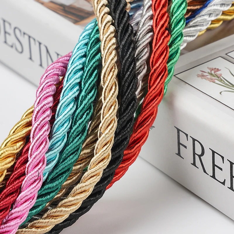 twisted rope cord bag handles cords handle rope braided