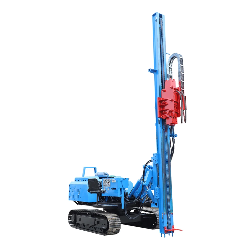 PV power station Ground Drilling Machine solar pile driver hydraulic hammer pile driver price