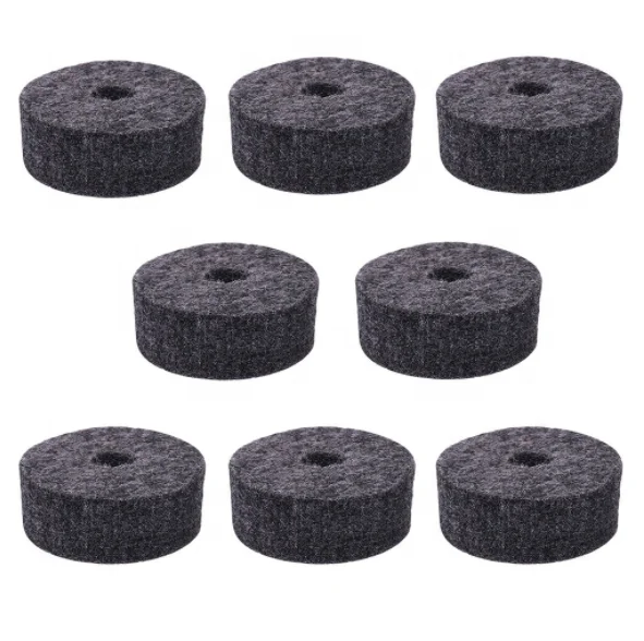 4cm Black Drum Felt Pad Set Factory Direct Common Use Antiskid Grey Accessories