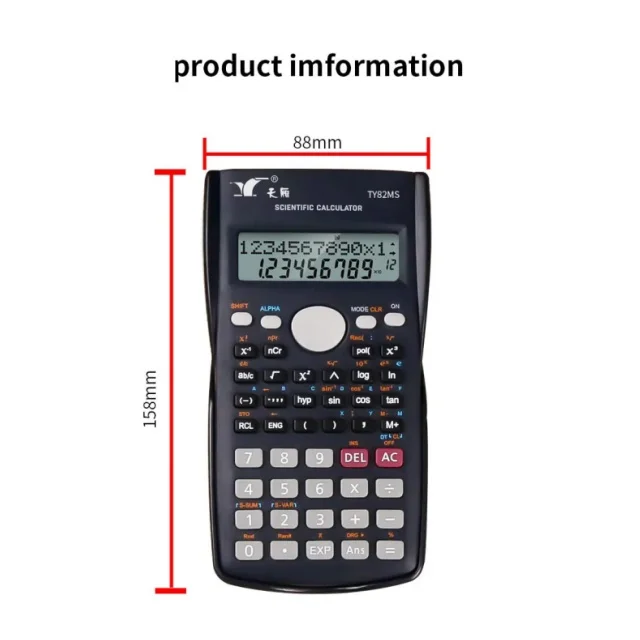 Cheap factory price custom logo 240 functions smart gadgets scientific calculator for secondary school