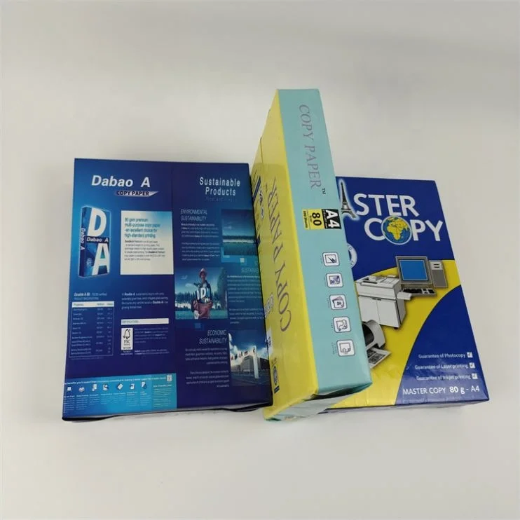 Manufacture Supply Double A A4 Papers White 70G 500 Sheets/ream 210 X 297mm