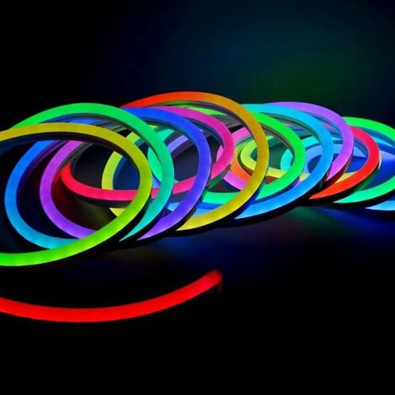 Silicone Led Neon Flex Led Neon Tube RGB IP68 Flexible 24V 12V IP67 80 Neon Lights