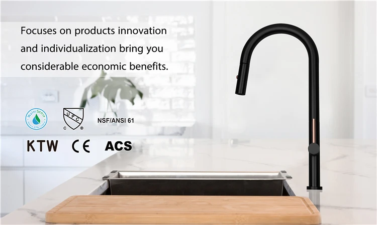 most popular 304 Stainless Steel Kitchen Taps Pull Out Pull Down Kitchen Mixer Sink Faucet Sink Kitchen Faucets With Sprayer