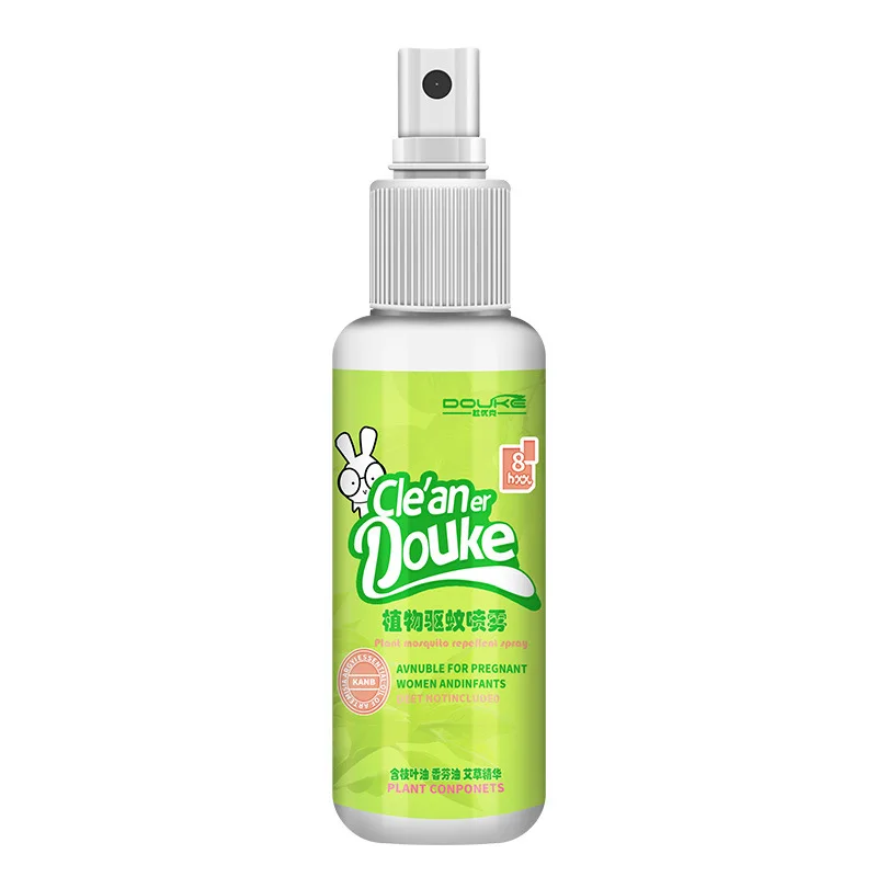 Hot Sale 100% Herbal Ingredients No Artificial Fragrance Elegant Comfortable Smell Anti Mosquito Spray 60ml