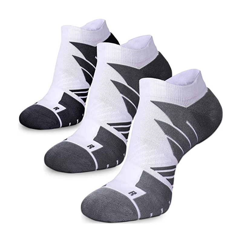THETA Wholesale High Quality Arch Support Nylon Compression Cycling Running Seamless Ankle Socks for Men Custom Logo Socks