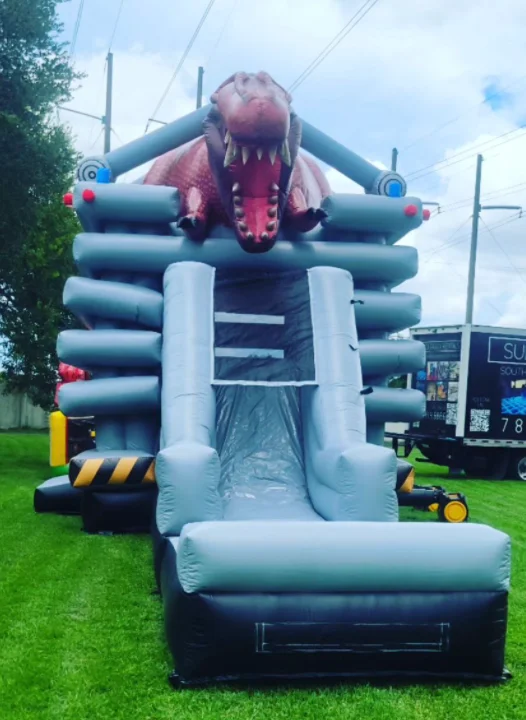 Lilytoys Outdoor Party Rental Attractive Kids Adults Bouncer Jumping Castle Combo Inflatable Dinosaur Bouncy Castle