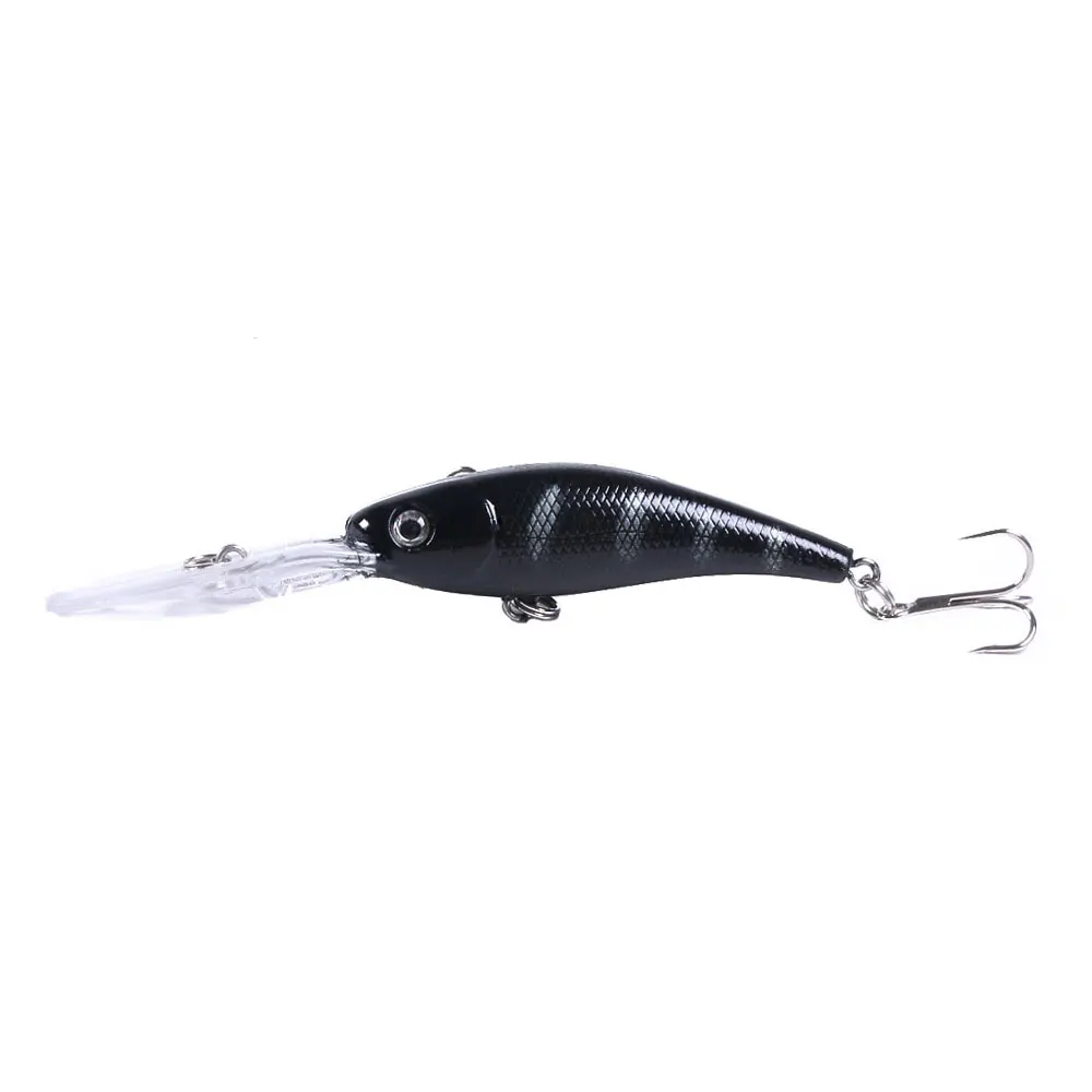 Wholesale 10cm 7.8g Artificial Hard Plastic Bait Minnow Fishing Lures with Long Big Tongue