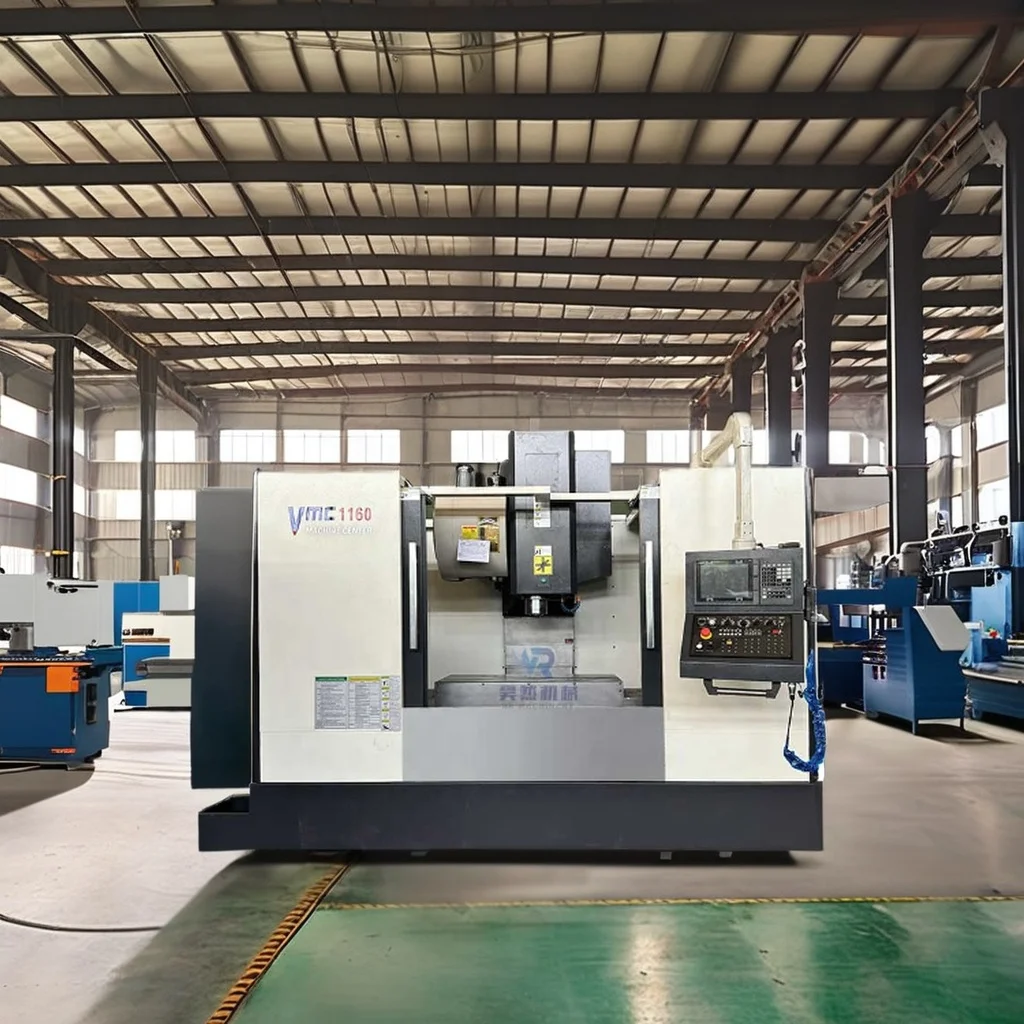 New Automatic VMC1160 Chinese Vertical CNC Machining Center with FANUC GSK CNC Control System BT40 Taper Spindle & Milling CNC