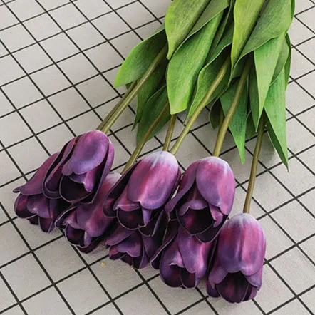 IFG Wholesale 70cm Length Large Tulips Artificial Real Touch Flower for Wedding Home Decor