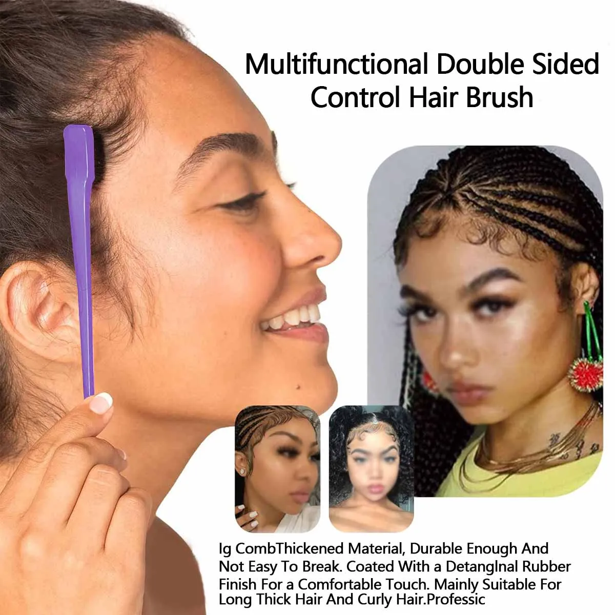 New Product Soft Hair Convenient Eyebrow Brush Double Head Eyebrow Brush Hairdressing Tools New Hair Care Hair Dye Brush