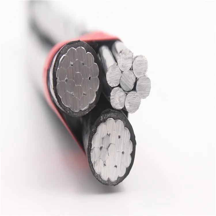 600/1000V triplex wire 3/0 PE insulation with AAC neutral conductor factory