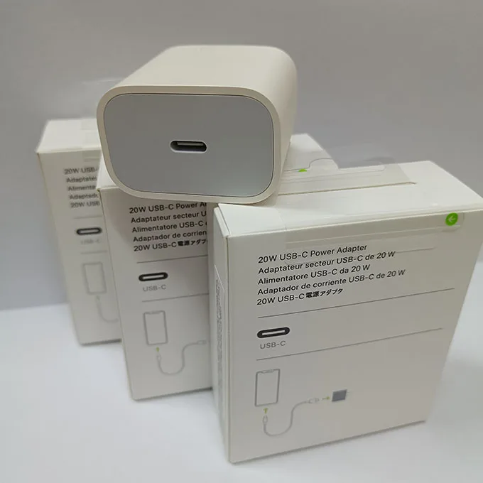 For iPhone 14  Pro Max USB-C Power Adapter for iPad US/EU/UK plug 20W PD Type C Wall Charger for iPhone 14 13 12 Pro phone block