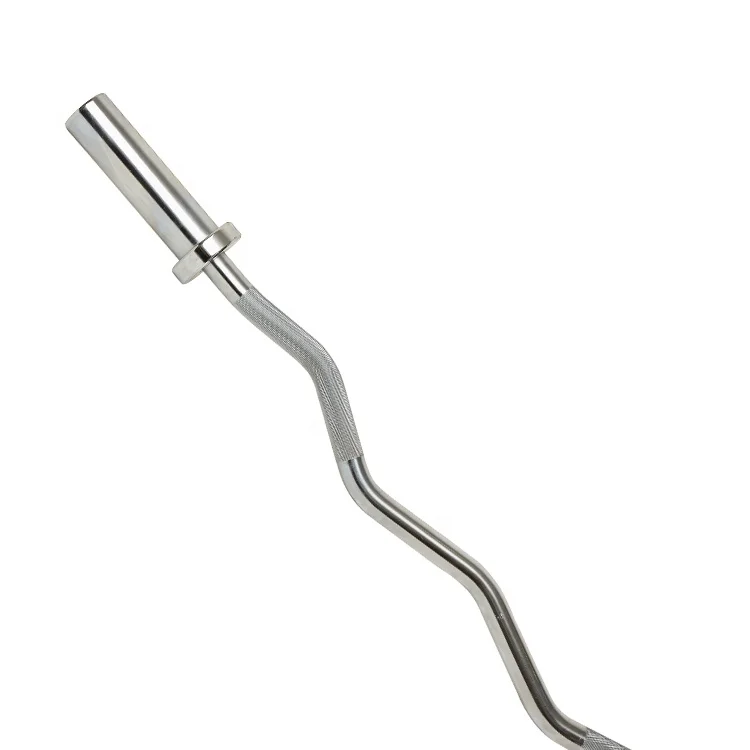 
Fitness Custom Weight Lifting Curl Barbell Bar 
