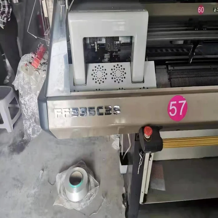 used Computerized Flyknit Shoe Upper Knitting Machine With 36inch