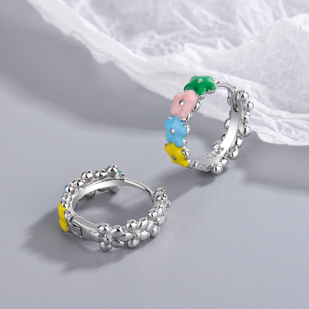 Серьги-кольца 925 из стерлингового серебра