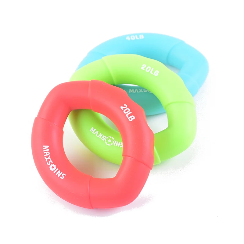 
Silicone hand grip forearm hand carpal expander muscle power training finger exerciser 