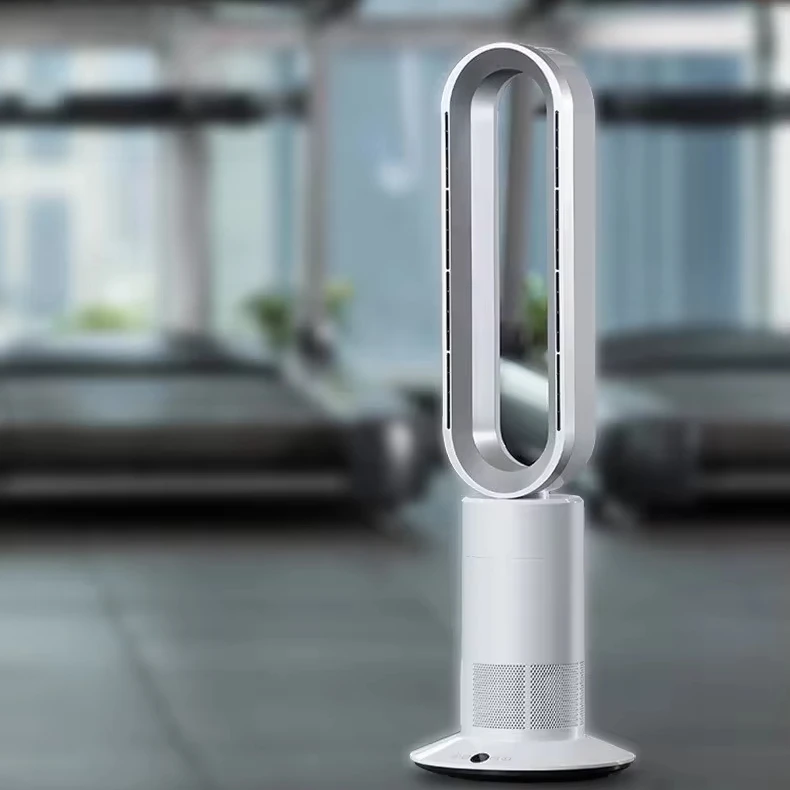 Factory supplier portable tower floor electric air cooling fan heater bladeless fan 1950 Watt remote control