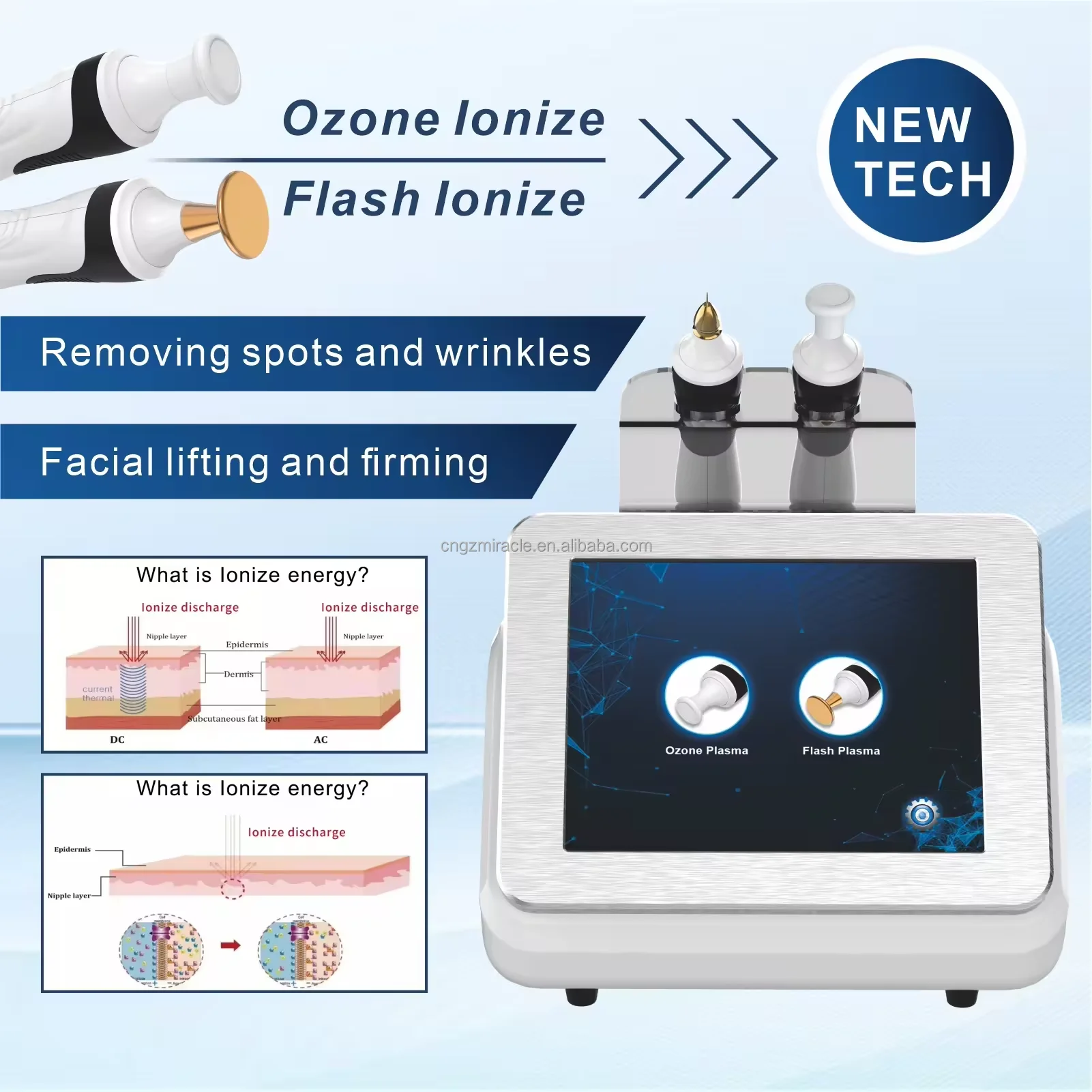 2024 Newest Korea Professional Cold Jet Plasma Pen Therapy Ozone Plasma Eyelid Lifting Machine