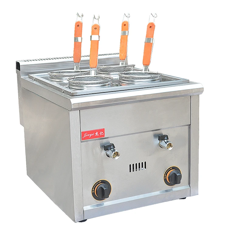 
Factory direct business preferred gas-fired noodle cooking machine Four grid gas fast noodle cooking machine 