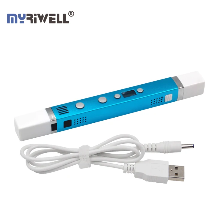 3d pen with ABS PLA PCL 1.75mm filament lcd monitor printer promotional pens with name