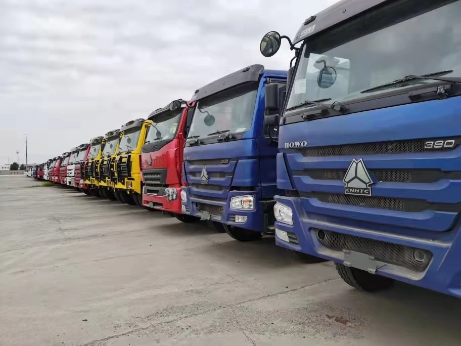 sinotruck HOWO 6X4 Second Hand Used or or New Dump Truck Tractor and Trailer for Sale Diesel  Dimensions Wheel Vehicle  GHANA