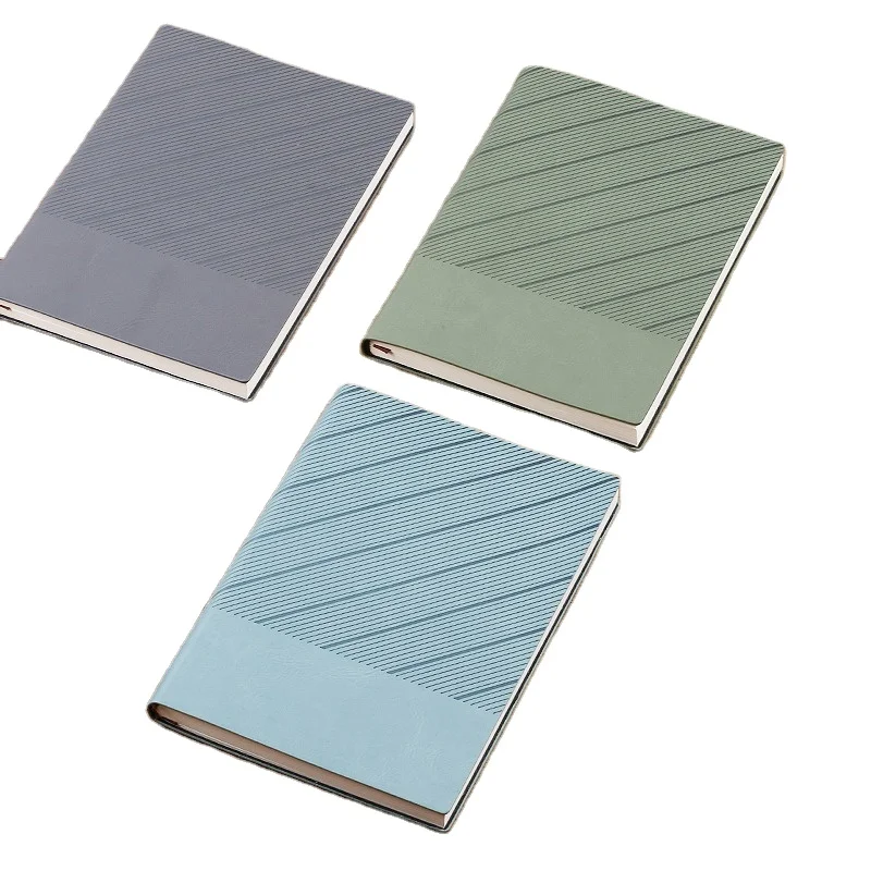 Customizable A5 Thick Minimalist Notebook for Business and Office featuring Thermal and Sewing Binding