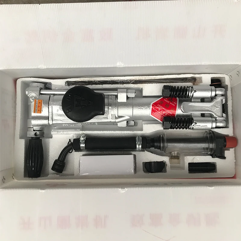 Mining jack hammer hand held Y18 concrete breaking portable air leg pneumatic rock drill