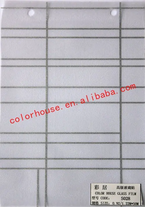 Windows Decoration Static Frost Film PVC Vinyl Privacy Decorative Glass Films AS028