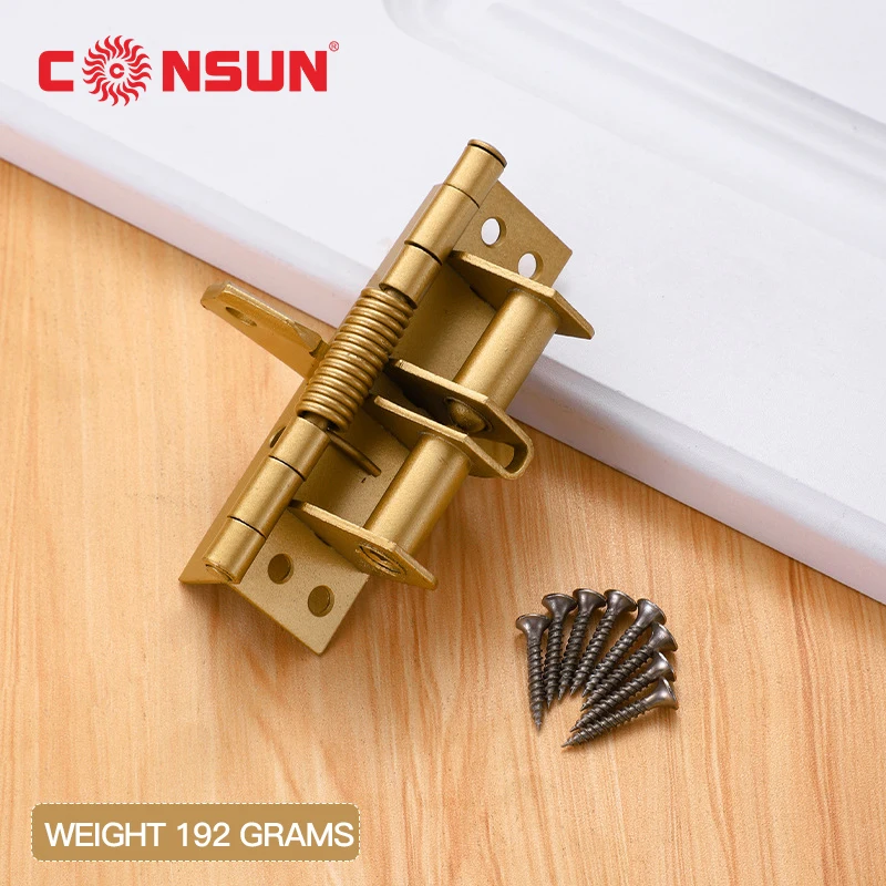 Multi-Function Hinge Spring Positioning Detachable Aluminum Alloy Door Automatic Closing Rebound Hinge